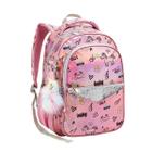 Mochila Costas Feminina Holográfica Chaveiro Unicórnio Glitter Seanite