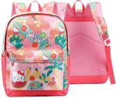 Mochila Costas Hello Kitty Bolsa Escolar Feminina Mala Rosa