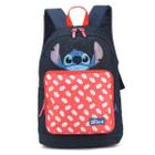 Mochila Costas Infantil Escolar Feminina Menina Stitch Luxcel Jeans