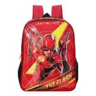 Mochila Costas Infantil Escolar Menino Liga Da Justiça The Flash Dc Comics Vermelho Luxcel