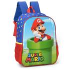 Mochila Costas Infantil Escolar Super Mario Bros Cano Luxcel