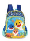 Mochila Costas Infantil Escolar Tubarão Boneco Baby Shark G