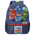 Mochila Costas Infantil Grande Herói Pj Masks Azul Sestini