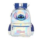 Mochila Costas Infantil Stitch Prata