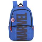 Mochila Costas Marvel Capitão América Azul Luxcel - Ref MS47008AG-AZ