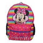 Mochila Costas Minnie Vermelha Escolar Juvenil - lobetrix