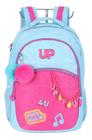 Mochila Costas Notebook Com Pingentes Pompom Up4You
