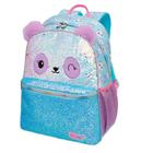 Mochila Costas Panda Rainbow Pack Me Com Glitter E Paetê