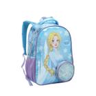 Mochila Costas Princesa Da Neve Porta Moeda Escolar Meninas - Seanite