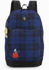 Mochila Costas Snoopy Woodstock Peanuts Azul Juvenil