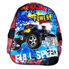 Mochila De Alças Escolar Power Truks Full Speed Menino