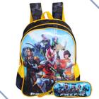 Mochila De Alças Garena Free Fire Com Estojo Escolar Gamer