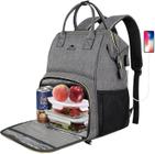 Mochila de almoço, refrigerador isolado MATEIN com porta USB, laptop de 15,6"