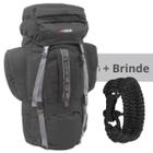 Mochila De Camping Intruder 80l Nautika P/ Viagem Cargueira + Bracelete Cord