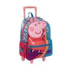 Mochila De Carrinho Infantil Peppa Pig Escolar Feminina