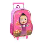 Mochila De Carrinho Pink Marsha E Urso