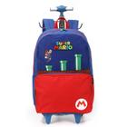 Mochila De Carrinho Super Mario Bros Azul