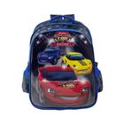 Mochila De Carro Costas Infantil Escolar Speed Car Relevo