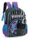 Mochila De Costa Escolar Wandinha Addams Luxcel Cor Preto