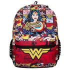 Mochila de Costa Infantil G Mulher Maravilha Volta as Aulas - TOYS 2U