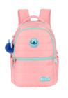 Mochila de Costas 18" Up4You Notebook Stitch Salmão - Luxcel