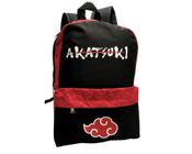 Desenhos animados naruto akatsuki nuvem vermelha anime mochila de