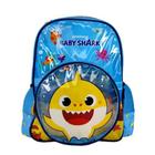 Mochila de Costas Baby Shark Azul Claro Luxcel