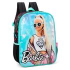 Mochila De Costas Barbie Óculos Verde Escolar - Luxcel