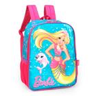 Mochila De Costas Barbie Unicórnio Verde Escolar - Luxcel