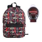 Mochila De Costas Deadpool Sound Com Fone