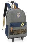 Mochila de Costas e Rodas Harry Potter Juvenil Cinza Luxcel