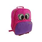 Mochila de costas escolar infantil corujinha camurça pequena sweet girl - santino