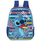 Mochila De Costas Escolar Infantil Fãs Disney Stitch Angel