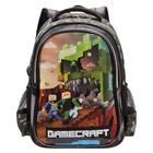 Mochila De Costas Escolar Infantil Grande Gamecraft Zombie