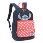 Mochila De Costas Escolar Infantil Meninas Up4You Stitch