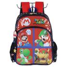 Mochila De Costas Escolar Infantil Personagens Super Mário - Luxcel