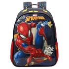 Mochila De Costas Escolar Infantil Spider Man Holográfica - Xeryus