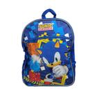 Mochila de Costas Escolar Sonic the Hedgehog Azul Pacific