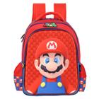 Mochila De Costas Escolar Super Mário 64 Nintendo Aveludado