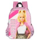 Mochila De Costas Infantil 2 Compartimentos Barbie Desenho - Luxcel