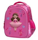 Mochila de Costas Infantil 3d Bailarina 16'' (40cm) Yins Kids Ys42229