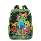 Mochila De Costas Infantil Aventura Minecraft Jogo 