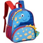 Mochila De Costas Infantil Pets Dino azul - Clio