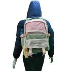 Mochila De Costas Juvenil Menina Escolar Chaveiro Ursinho