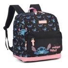 Mochila de Costas Juvenil Stitch Preto MS46975SCPT - Luxcel