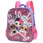 Mochila de Costas LOL Surprise Rock Star Escolar Infantil