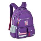 Mochila De Costas Luluca Original Clio LU24600, Chaveiro, Bolso Antifurto, Compartimento Notebook Tablet