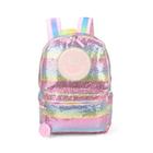 Mochila de Costas Luxcel Up4You Sorriso Paetê Colorido