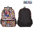 Mochila de Costas Menino One Piece Passeio Aulas Toys 2U