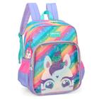 Mochila De Costas Unicornio Brilhosa Up4You Lilas - Luxcel